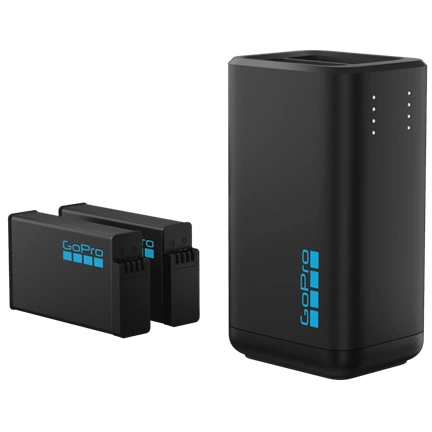 GoPro MAX2 Dual Battery Charger, 2 Enduro Batteries included