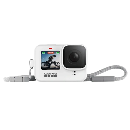 GoPro Sleeve + Lanyard - White