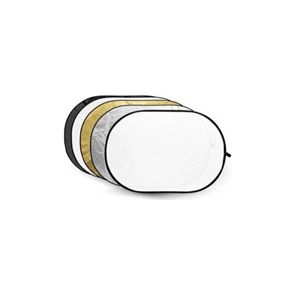 Godox 5-in-1 Gold, Silver, Black, White, Transparent Reflector Disc - 150X200cm (RFT-05)