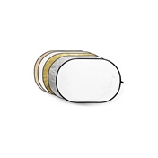 Godox 5-in-1 Gold, Silver, Soft Gold, White, Transparent Reflector Disc - 150X200cm (RFT-06) Godox 5-in-1 Gold, Silver, Soft Gold, White, Transparent Reflector Disc - 150X200cm (RFT-06)