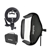 Godox 60x60cm-es softbox S-type rendszervakukhoz tartóval és hordtáskával SFUV6060