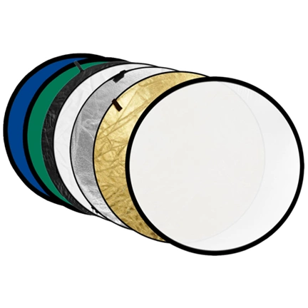 Godox 7-in-1 Reflector Gold, Silver, Black, White, Transparent, Blue, Green - 80cm (RFT-10) Godox 7-in-1 Reflector Gold, Silver, Black, White, Transparent, Blue, Green - 80cm (RFT-10)