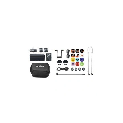 Godox Cube-C Combo Kit2 2.4GHz Vezeték nélküli mikrofon rendszer