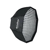 Godox Ernyőként Nyitható Softbox Méhsejtráccsal 120cm - Bowens (SB-GUE120)