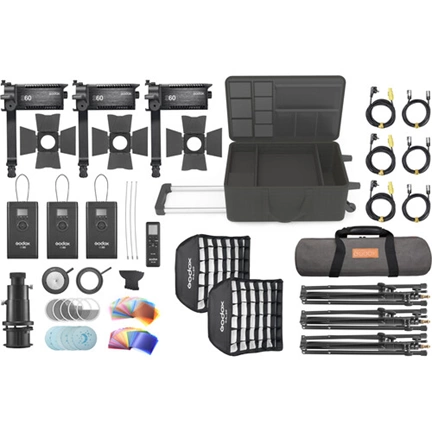 Godox Focusing LED Light S60 Kit Godox Focusing LED Light S60 Kit
