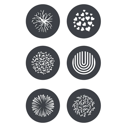 Godox GP-GS2 (Gobo Set 6pcs) for MG1200Bi