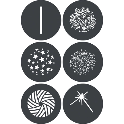 Godox GP-GS3 (Gobo Set 6pcs) for MG1200Bi