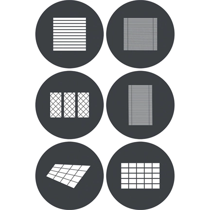 Godox GP-GS4 (Gobo Set 6pcs) for MG1200Bi