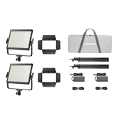 Godox LP400R K2 Black Litemons RGB LED Light Panel 2 light kit