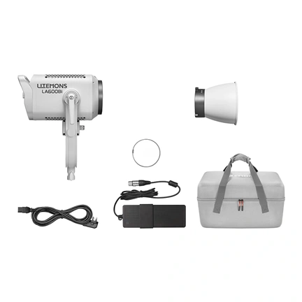 Godox Litemons BI LED Video Light Kit LA600BI K1 (Fehér)