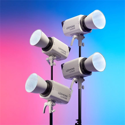 Godox Litemons LA300Bi Bi color LED Video Light 3 light kit