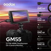 Godox Monitor Camera Control Cable GMC-U2 (Mini-US
