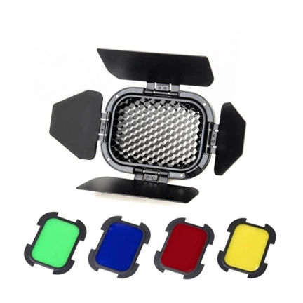 Godox Négyszárnyú fényterelő és színszűrő szett AD200 vakuhoz (BD-07)