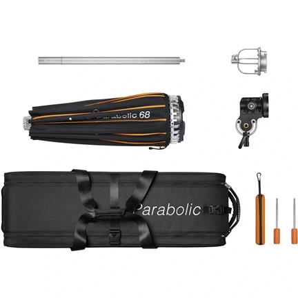 Godox Parabolic Reflector P68 Zoom Box Kit