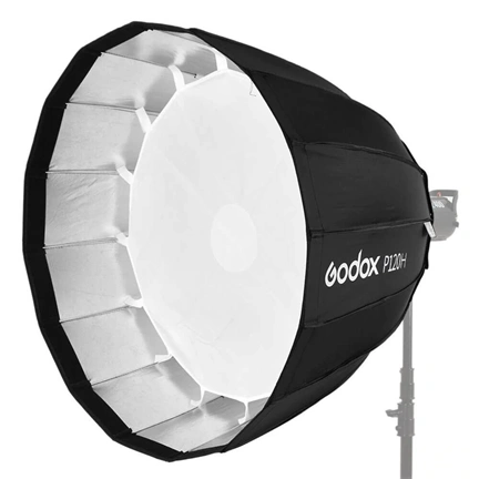 Godox Parabolic softbox P120H 120 cm fém pálcákkal