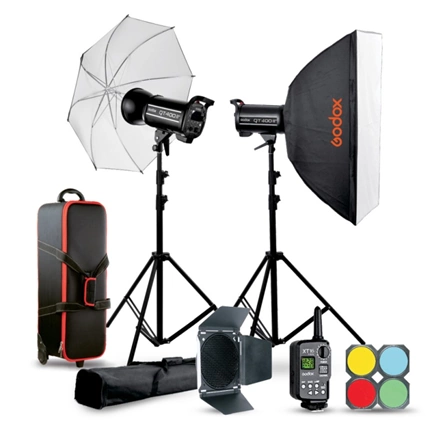 Godox QTII 2xQT400IIM Studio flash kit