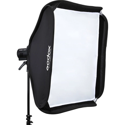 Godox S2-type Bracket Bowens + Softbox 60x60cm + Grid