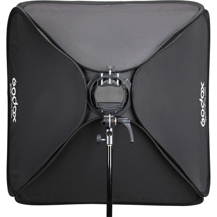 Godox S2-type Bracket Bowens + Softbox 60x60cm + Grid