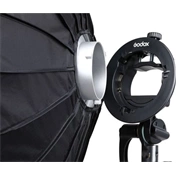 Godox S2-type Bracket Bowens + Softbox 80x80cm + Grid