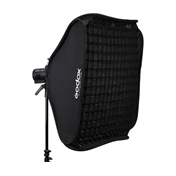 Godox S2-type Bracket Bowens + Softbox 80x80cm + Grid