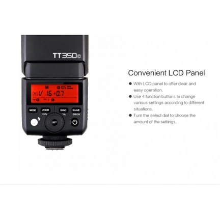 Godox TT350C rendszervaku TTL HSS (Canon)