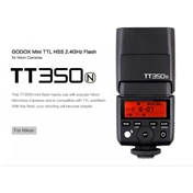 Godox TT350N rendszervaku TTL HSS (Nikon)