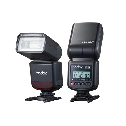 Godox TT520III rendszervaku LCD kijelzővel