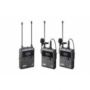 Godox UHF Wireless & Lavalier Microphone Double Kit (2x TX1 /1x RX1 /2x LMS-12 AXL)