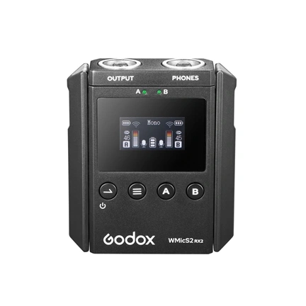 Godox WMicS2 RX2 UHF Vezeték nélküli vevőegység