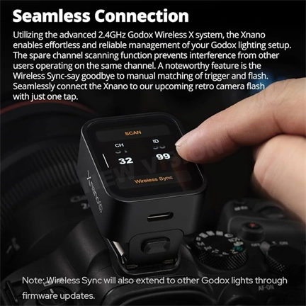 Godox X3 Rádiós Vakukioldó- Jeladó Canon