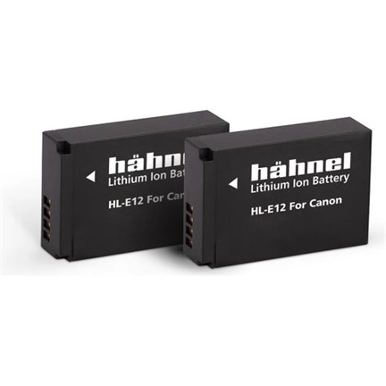 HAHNEL HL-E12 Twin Pack akkumulátor 2 db/csomag (Canon 850 mAh)