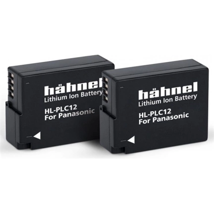 HAHNEL HL-PLC12 TWIN PACK akkumulátor szett (Panasonic DMW-BLC12 1000 mAh)