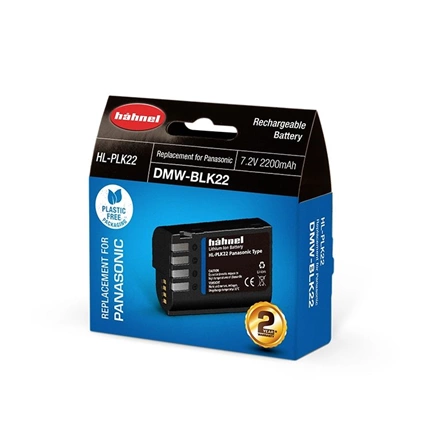 HAHNEL HL-PLK22 akkumulátor (Panasonic DMW-BLK22 2200mAh)