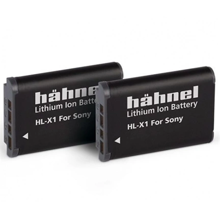 HAHNEL HL-X1 TWIN PACK akkumulátor szett (Sony NP-BX1 1170 mAh)