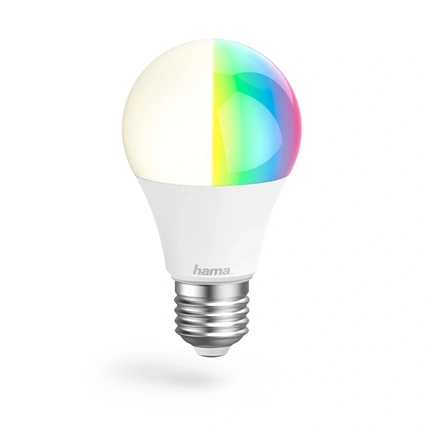 HAMA okos WiFi LED izzó E27 RGB 10W 806lm