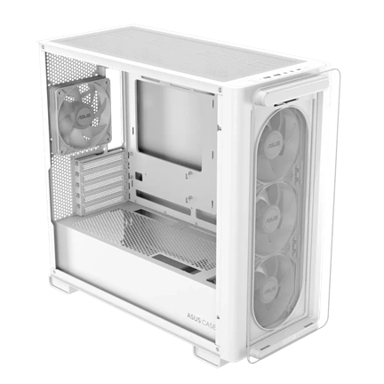 HÁZ ASUS A23 PLUS - micro-ATX számítógépház - fehér