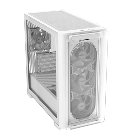 HÁZ ASUS A23 PLUS - micro-ATX számítógépház - fehér
