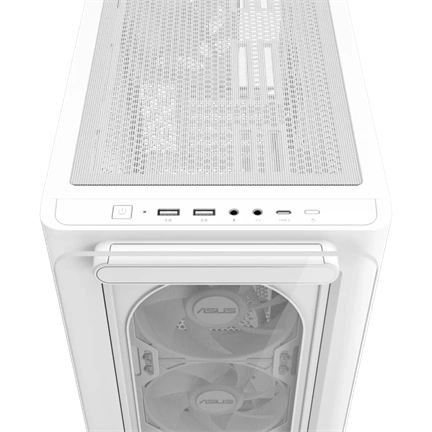 HÁZ ASUS A23 PLUS - micro-ATX számítógépház - fehér