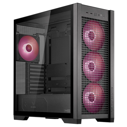 HÁZ ASUS TUF Gaming GT302 TG ARGB - Fekete
