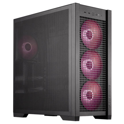 HÁZ ASUS TUF Gaming GT302 TG ARGB - Fekete