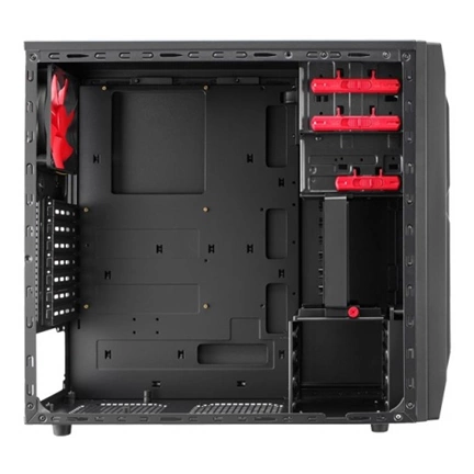 HÁZ CHIEFTEC LF-02B-OP mATX BLACK táp nélküli