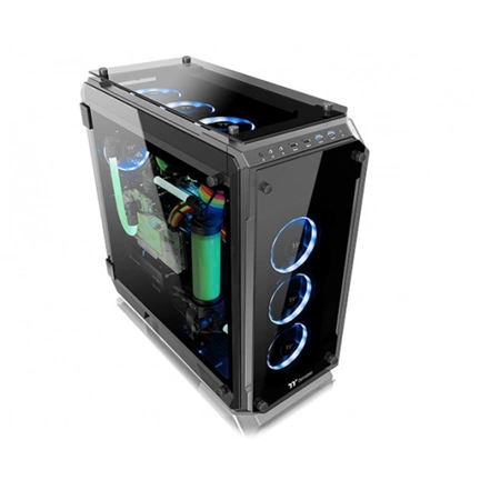 HÁZ Thermaltake View 71 TG Midi-Tower, Tempered Glass - black