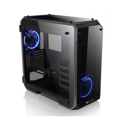 HÁZ Thermaltake View 71 Tempered Glass Edition táp nélküli ATX számítógépház fekete HÁZ Thermaltake View 71 Tempered Glass Edition táp nélküli ATX számítógépház fekete