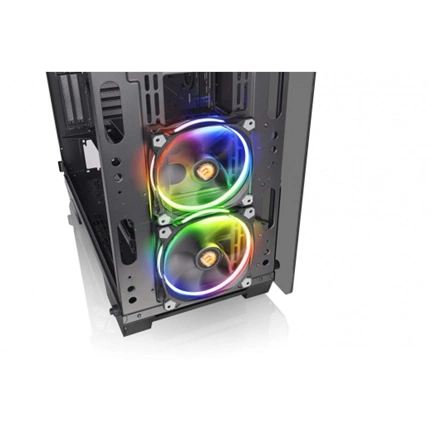 HÁZ Thermaltake View 71 Tempered Glass RGB Edition táp nélküli ATX számítógépház fekete HÁZ Thermaltake View 71 Tempered Glass RGB Edition táp nélküli ATX számítógépház fekete