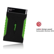HDD EXT Silicon Power Armor A15 2TB Fekete/Zöld Ütésálló