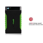 HDD EXT Silicon Power Armor A15 2TB Fekete/Zöld Ütésálló
