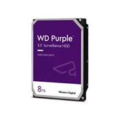 HDD WD 8TB 3,5" Purple 128MB Cache