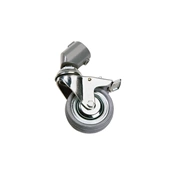 HENSEL Casters, Set of 3, with Brake for Alu Stands with 22 mm base