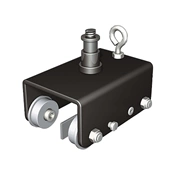 HENSEL Dupla E Mennyezeti sín csúszó kocsi 3/8" csappal, fékezhető