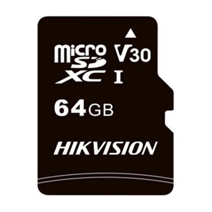 HIKVISION C1 MicroSDXC CL10 UHS-I TLC V30 92/30MB/s 64GB + adapter
